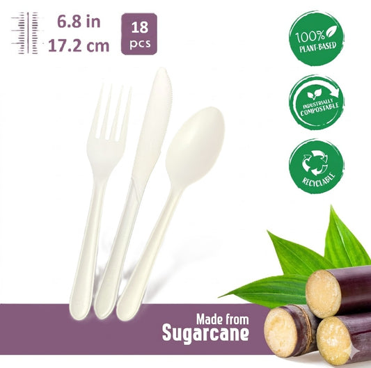 Fun Sukkar Cutlery Set in cardboard box [18pcs x 1pkt]