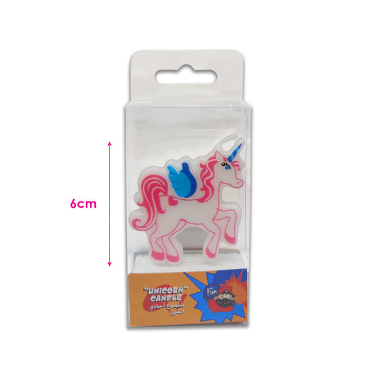 Fun® Birthday Candles - Unicorn Design [1pc]