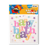 Fun® Its Cool 2-Ply Napkin 33x33cm - Happy Birthday 10pcs