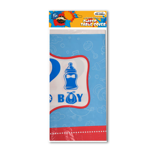 Fun® Plastic Table Cover 132*220cm - Boy or Girl Design [1pc]