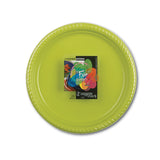 Fun® Color Party Plastic Plates set, Green, Medium, Pack of 25