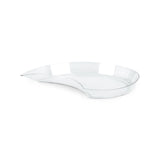 Fun® Festive Crescent shaped Verrine Crystal Dish Plate - 6 Pcs