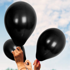 Fun Balloons 10in Black [20pcs x 1pkt]