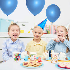 Fun Balloons 10in Blue [15pcs x 1pkt]