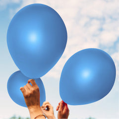 Fun Balloons 10in Blue [15pcs x 1pkt]