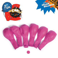Fun Helium Balloon 10in - Dark Pink [P:15pcsx1pkt]