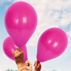 Fun Helium Balloon 10in - Dark Pink [P:15pcsx1pkt]