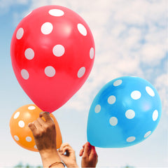 Fun Helium Balloon 12in - Dot Assorted [P:15pcsx1pkt]