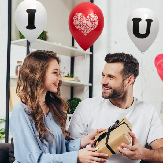 Fun® Balloons 10in - I Love You Design [3pcs x 1pkt]