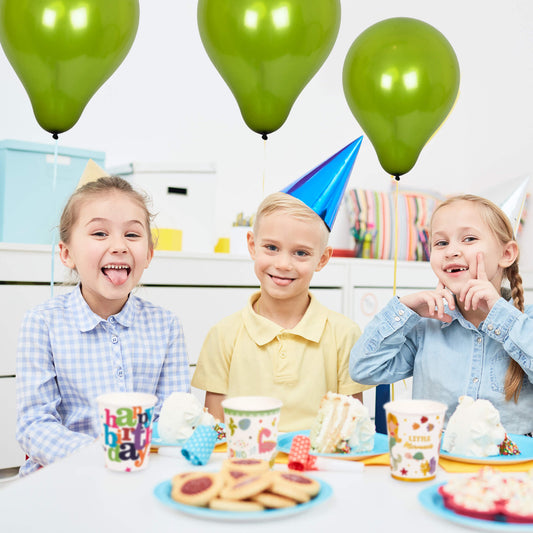 Fun® Balloons 10in Metallic Light Green [15pcs x 1pkt]