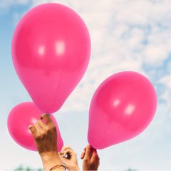 Fun Helium Balloon 10in - Metallic Pink [P:15pcsx1pkt]