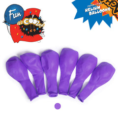 Fun Helium Balloon 10in - Metallic Purple [P:15pcsx1pkt]