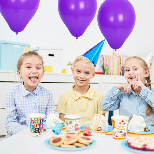 Fun® Balloons 10in Metallic Purple [15pcs x 1pkt]