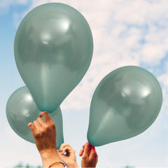Fun Helium Balloon 10in - Metallic Turquoise [P:15pcsx1pkt]