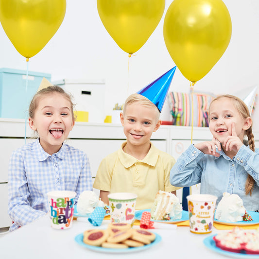 Fun® Balloons 10in Metallic Yellow  [15pcs x 1pkt]