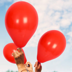 Fun Balloons 10in Red [20pcs x 1pkt]