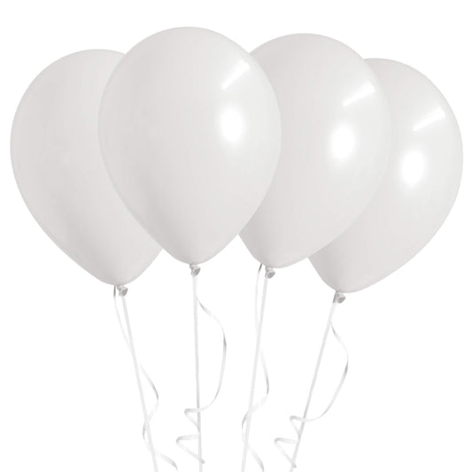 Fun® Balloons 10in White [20pcs x 1pkt]