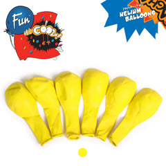 Fun Helium Balloon 10in - Yellow [P:20pcsx1pkt]