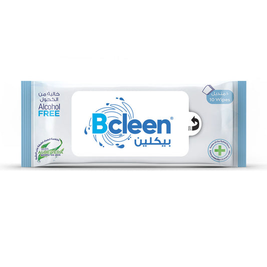 Bcleen® Antibacterial Fresh Wipes 20x17cm 45gsm [10 Wipes x 1pkt]