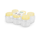 Fun® Multipurpose Jar 300ml with Lid - Round Pack of 6