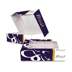 Fun Season's greetings Printed Gift Box with Window 33x24.6x8cm