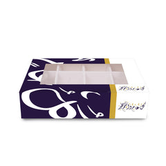 Fun Season's greetings Printed Gift Box with Window 33x24.6x8cm
