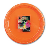 Fun® Plastic Plate 25cm - Citrus Pack of 10