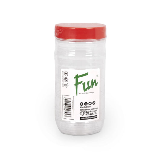 Fun® Multipurpose Round Jar 850ml with Lid [1pc]