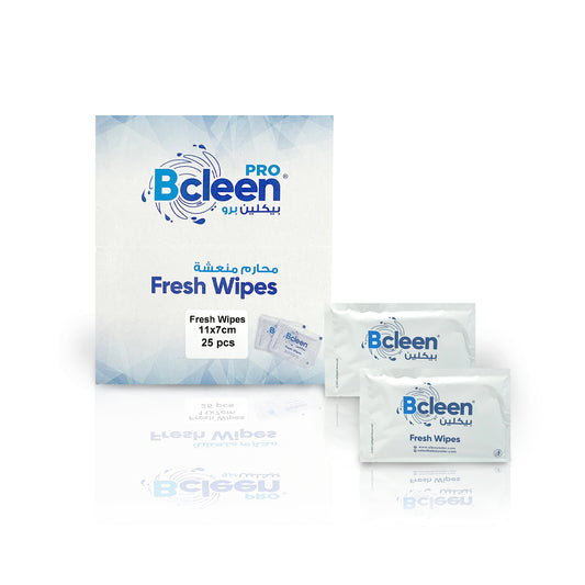 Bcleen® Fresh Wipes 11x7cm with Fragrance [25pcs x 1pkt]