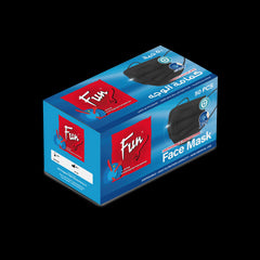 Fun® 3-Ply Nonwoven Blue Masks [50pcs x 1pkt]