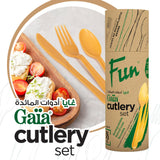 Fun® Gaia Eco Friendly Bio Degradable Cutlery -18 pcs