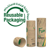 Fun® Gaia Eco Friendly Bio Degradable Cutlery -18 pcs