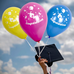 Fun Helium Balloon 10in - Congratulations [P:15pcsx1pkt]