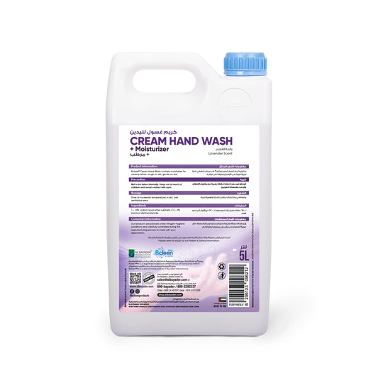 Bcleen® Cream Hand Wash with Moisturizer Lavender Scent 5L [1 pc]