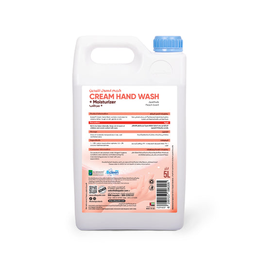 Bcleen® Cream Hand Wash with Moisturizer Peach Scent 5L [1 pc]