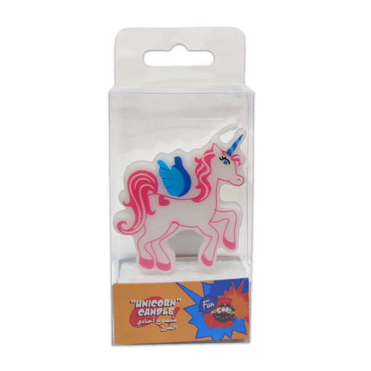 Fun® Birthday Candles - Unicorn Design [1pc]
