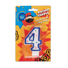 Fun Birthday Numerical Candle