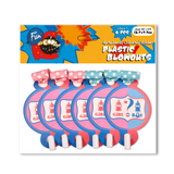 Fun® Its Cool Plastic Blowouts -12.7*7.7cm - Boy or Girl 6pcs