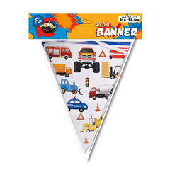 Fun® Banner 21.6*28.4cm - Car Design [1pc]