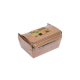 Fun® Green Track Kraft Paper Food Boxes 120x88x37mm - 6pcs