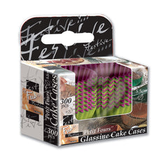 Fun® Paper Pink and Green Cake Cases [300pcs x 1pkt]