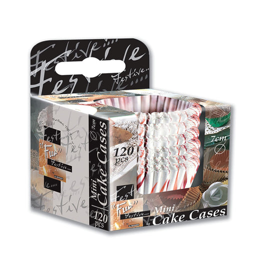 Fun® Paper Printed Mini Cake Cases 7cm [120pcs x 1pkt]