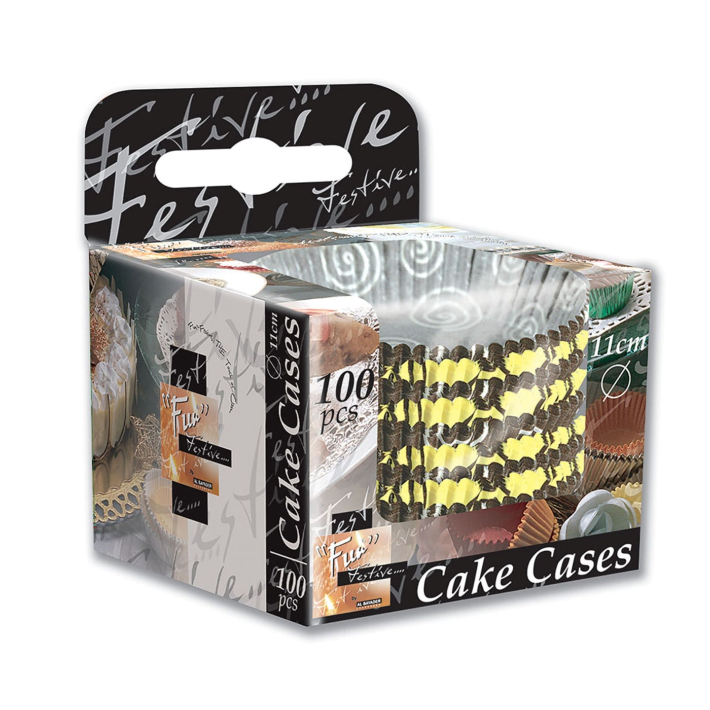 Fun® Festive Paper Cake Case 11cm - Printed - 100 pcs