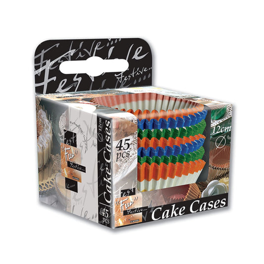 Fun® Paper Printed Cake Cases 12cm [45pcs x 1pkt]