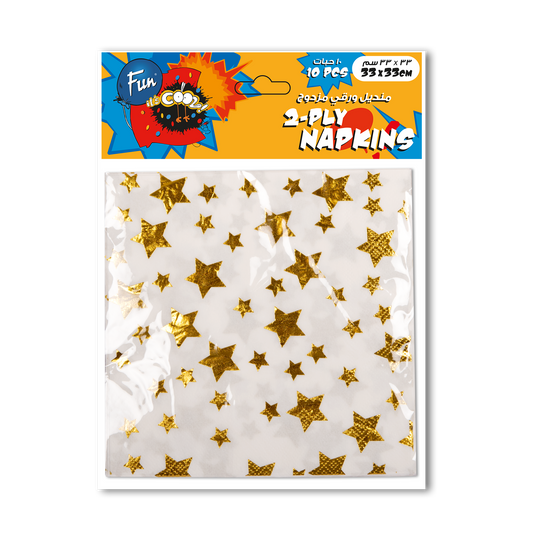 Fun® 2-Ply Napkins 33x33cm - Mermaid Design [10pcs x 1pkt]