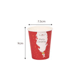Fun Paper Cup 9oz - Santa's Hat Pack of 8