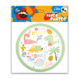 Fun® Its Cool Paper Plate 7in - Dinosaur 6pcs