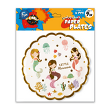 Fun® Its Cool Paper Plate 7in - Mermaid 6pcs