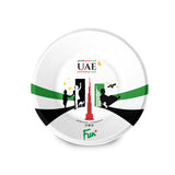 Fun Heavy-Duty Paper Plate 9in - UAE National Day (Pack of 10)