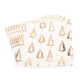 Fun Paper Plate Square 23x23cm - Golden Trees Pack of 8